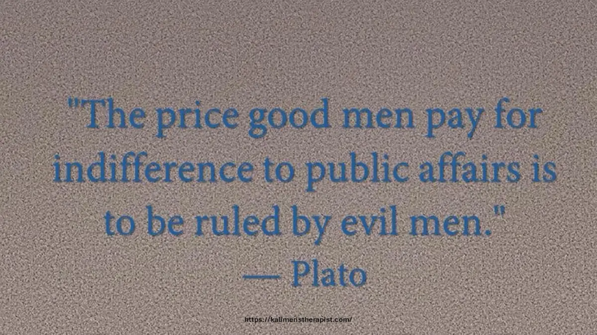 αδιαφορία προς τα κοινά Πλάτων
