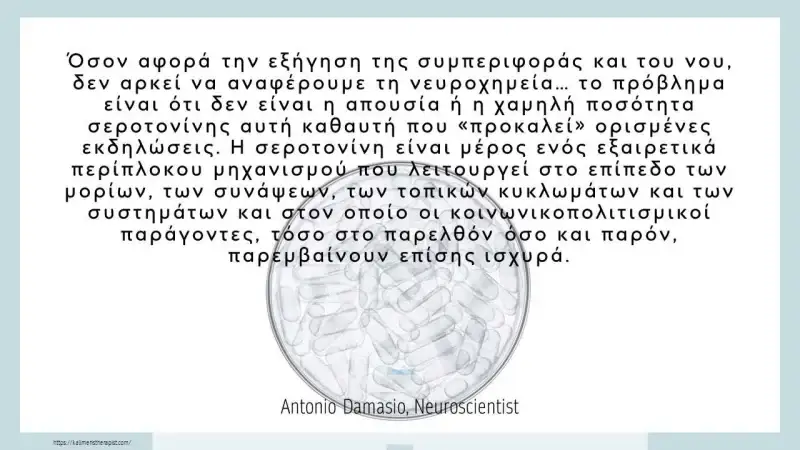 Ψυχική δυσφορία και κοινωνία σεροτονινη κοινωνικοί παράγοντες