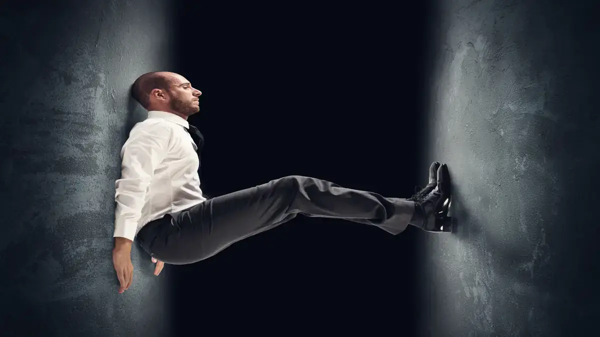 ανθρωπος ισορροπει στρες-αγχος-φοβος