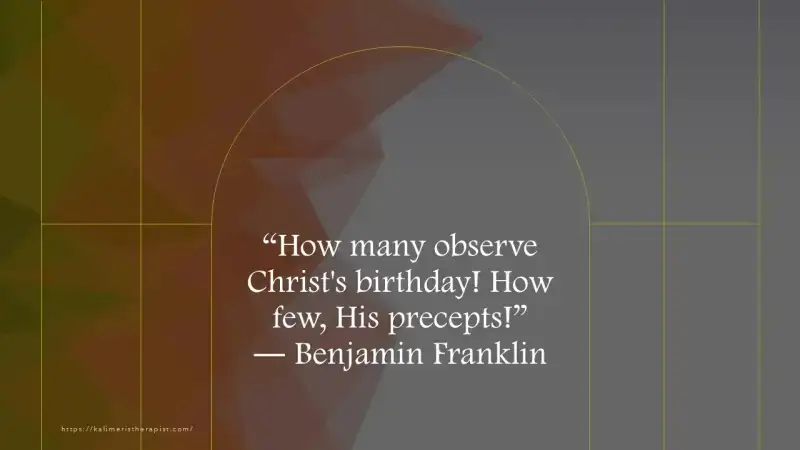 How many observe Christ’s birthday Πόσο πολλοί παρατηρούν τα γενέθλια του Χριστού Πόσο λίγοι τα διδάγματά του