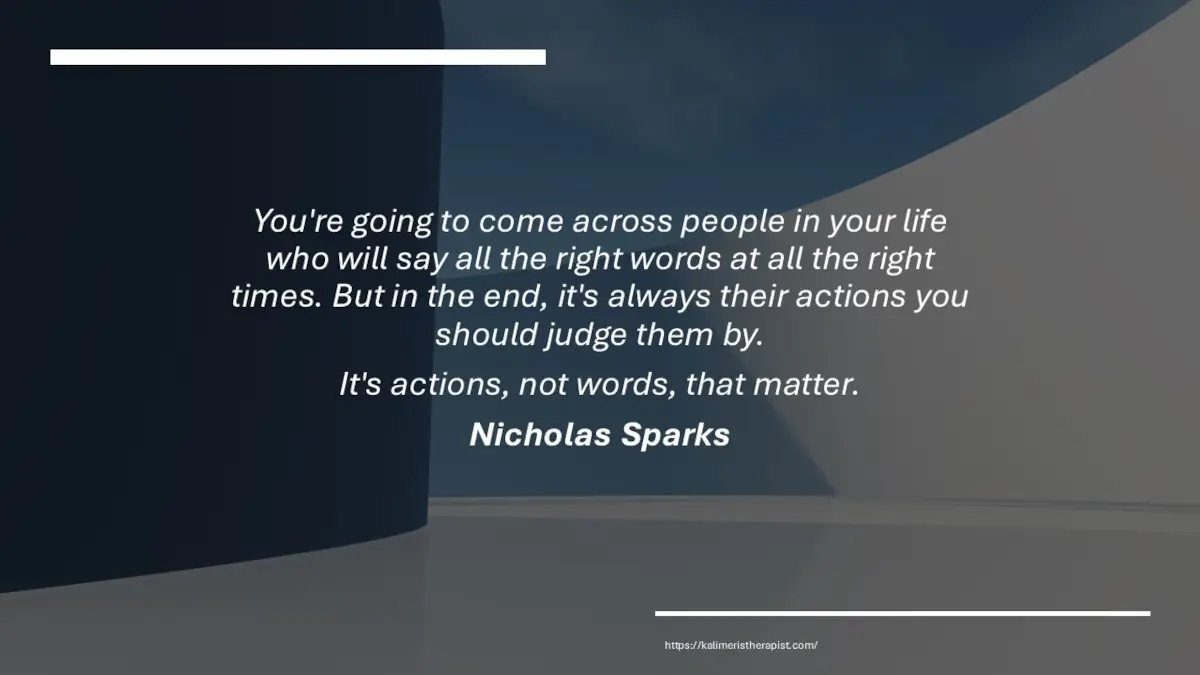 nicolas sparks actions matter πράξεις
