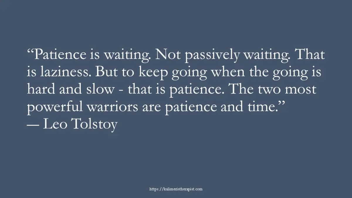 patience-υπομονή υπομονή