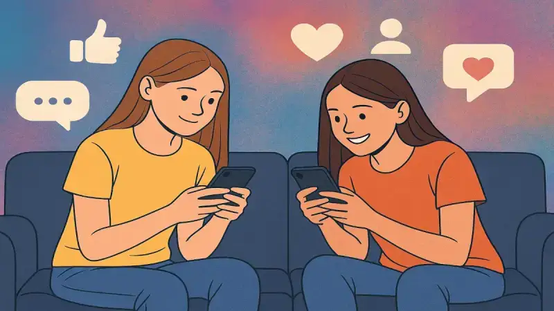 Smartphones, Social Media & Παιδιά κορίτσια στην εφηβεία κοινωνικά δίκτυα