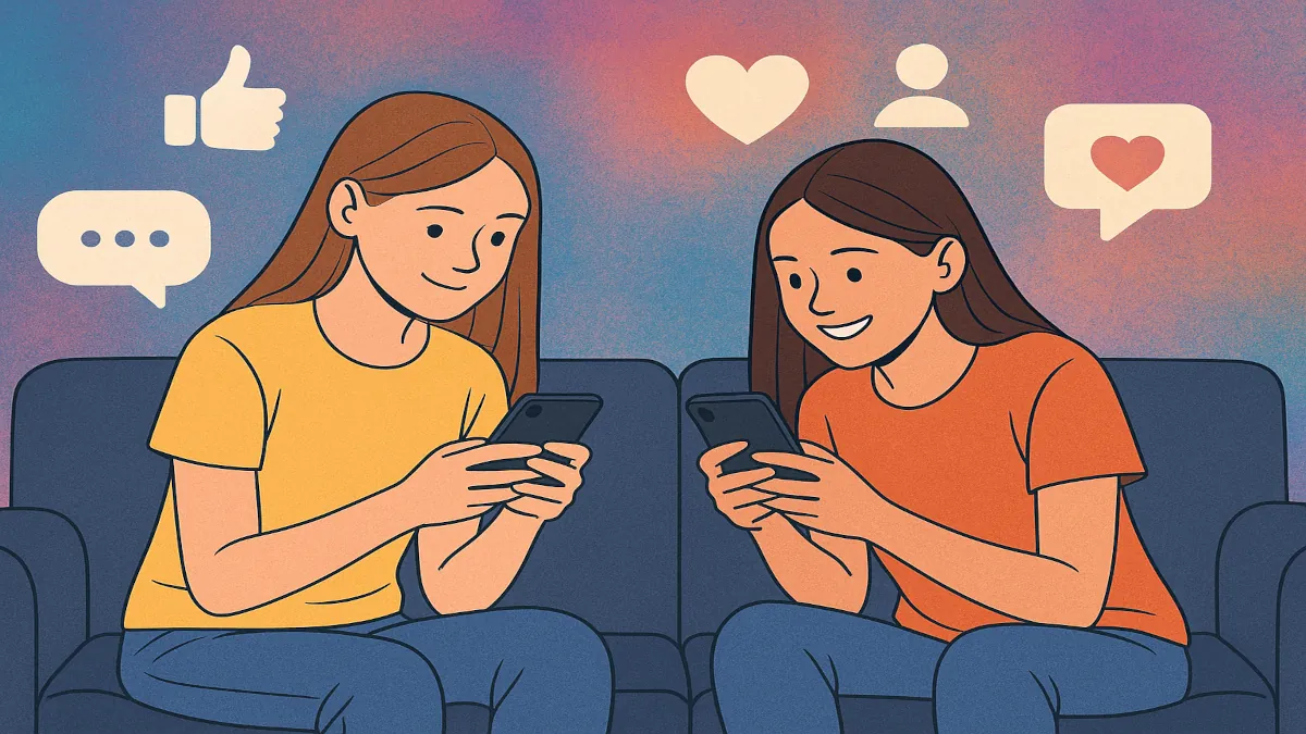 κορίτσια στην εφηβεία κοινωνικά δίκτυα