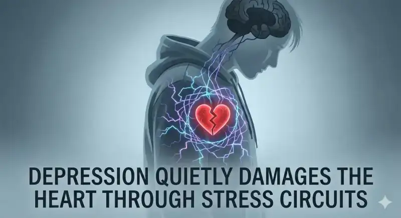 Depression Quietly Damages the Heart Through Stress Circuits κατάθλιψη παράγοντας κινδύνου για καρδιαγγειακά